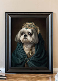 Shih Tzu Dog Portrait Print