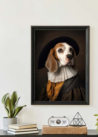 Beagle Dog Portrait Print