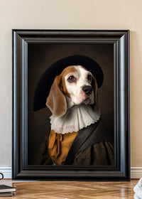 Beagle Dog Portrait Print