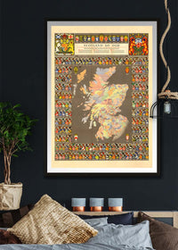 1975 Map of Scotland of Old