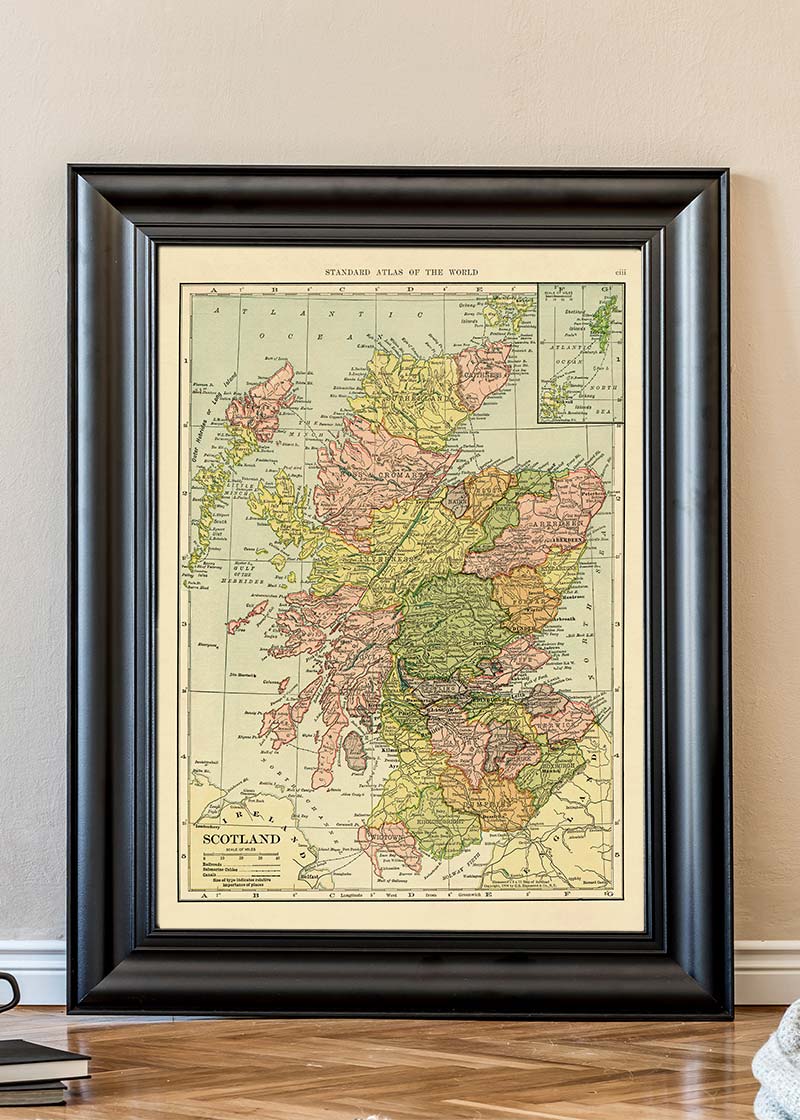 C. S. Hammond map of Scotland