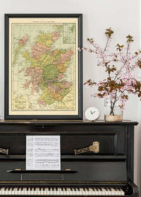 C. S. Hammond map of Scotland