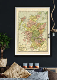 C. S. Hammond map of Scotland