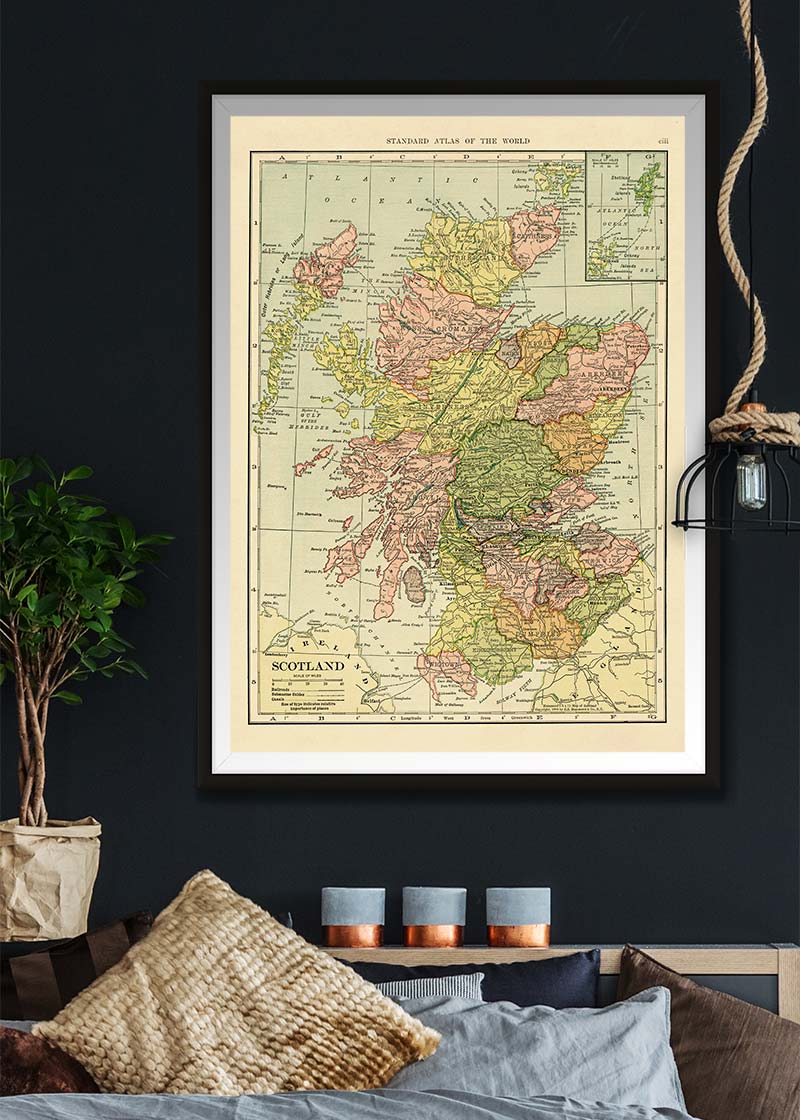 C. S. Hammond map of Scotland