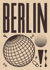Berlin Abstract Style Music Type Print