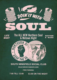 Northern Soul Motown Music Poster Pink Print