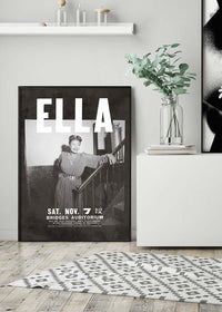 Ella Fitzgerald Music Concert Poster Print