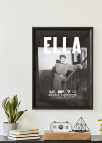 Ella Fitzgerald Music Concert Poster Print