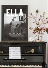Ella Fitzgerald Music Concert Poster Print