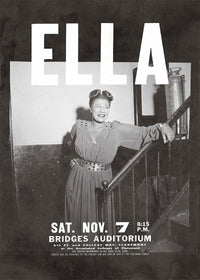 Ella Fitzgerald Music Concert Poster Print