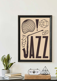 Jazz Abstract Style Type Print