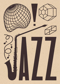 Jazz Abstract Style Type Print