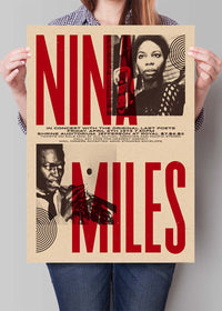 Nina Simone & Miles Davis Concert Print