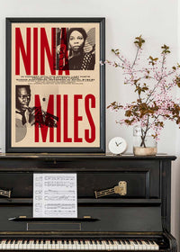 Nina Simone & Miles Davis Concert Print