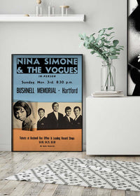 Nina Simone & The Vogues Concert Print