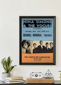 Nina Simone & The Vogues Concert Print