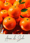 Glossy Oranges Fruit Print