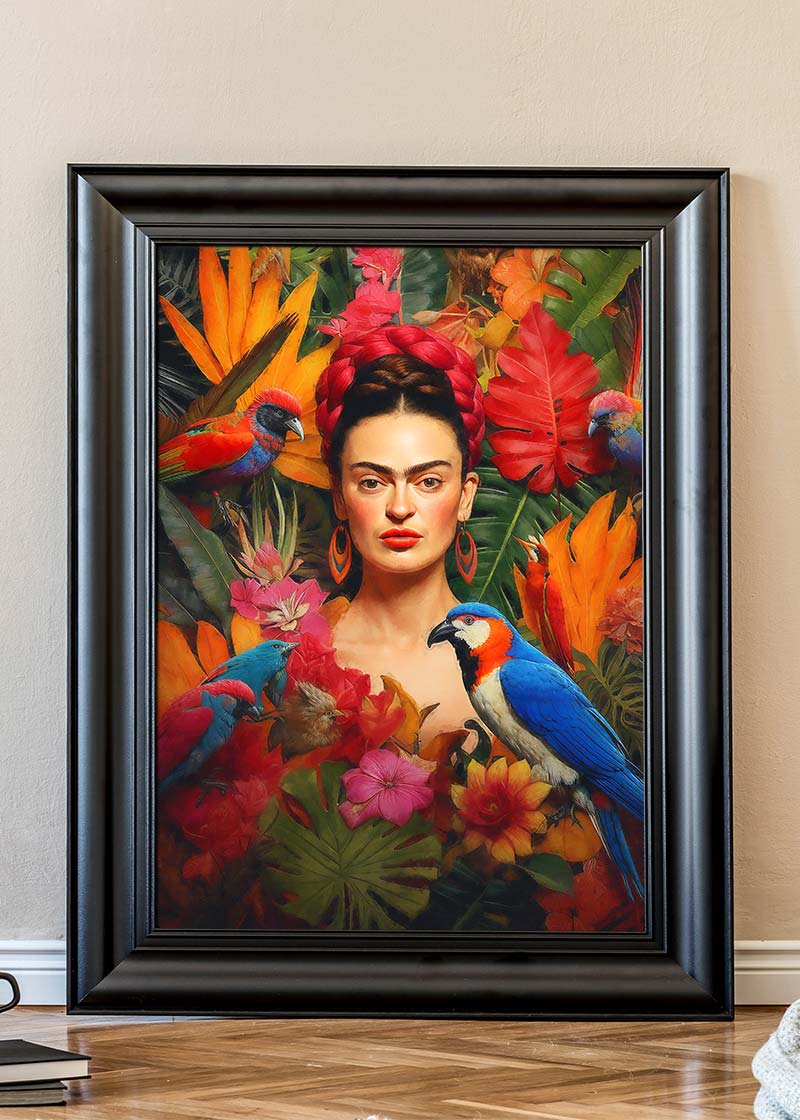 Frida Kahlo Tropical Print