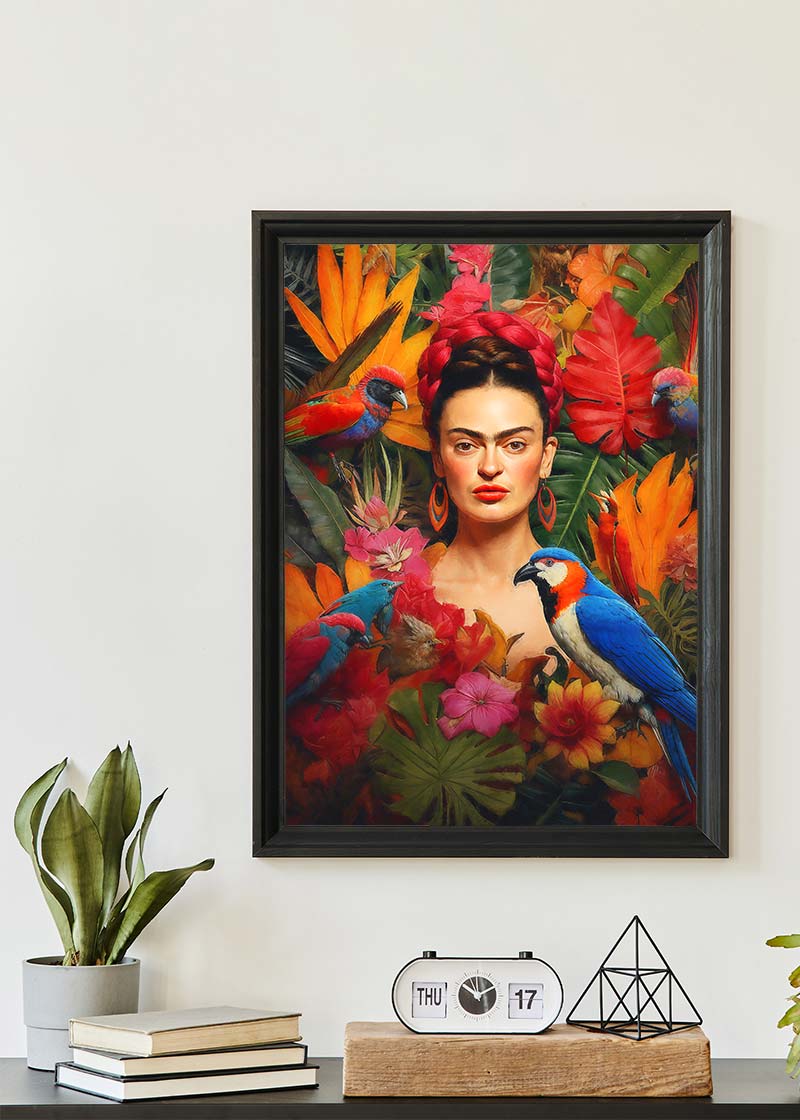 Frida Kahlo Tropical Print