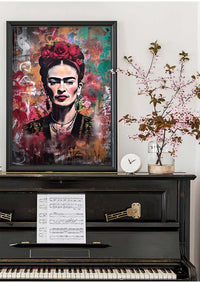 Frida Kahlo Graffiti Stencil Print