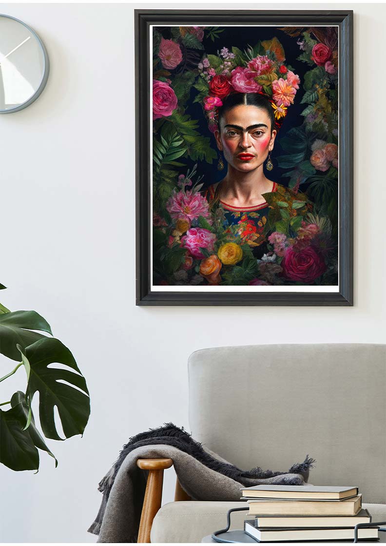 Frida Kahlo Roses Print