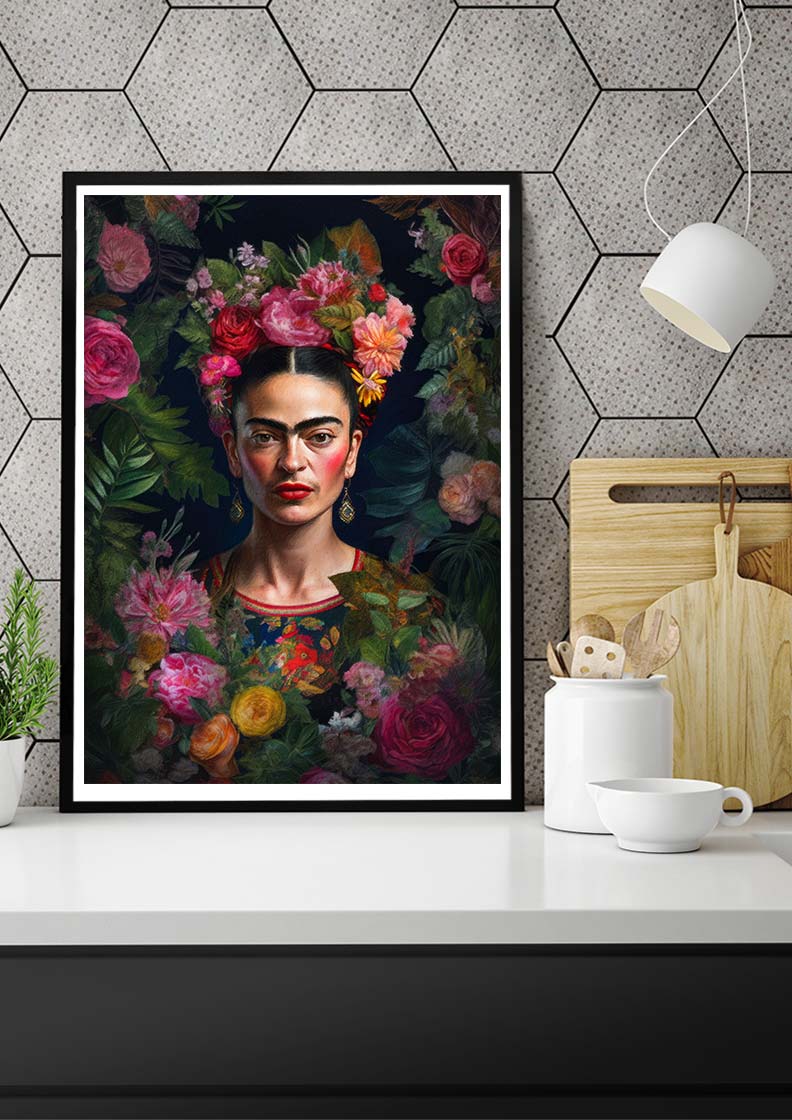 Frida Kahlo Roses Print