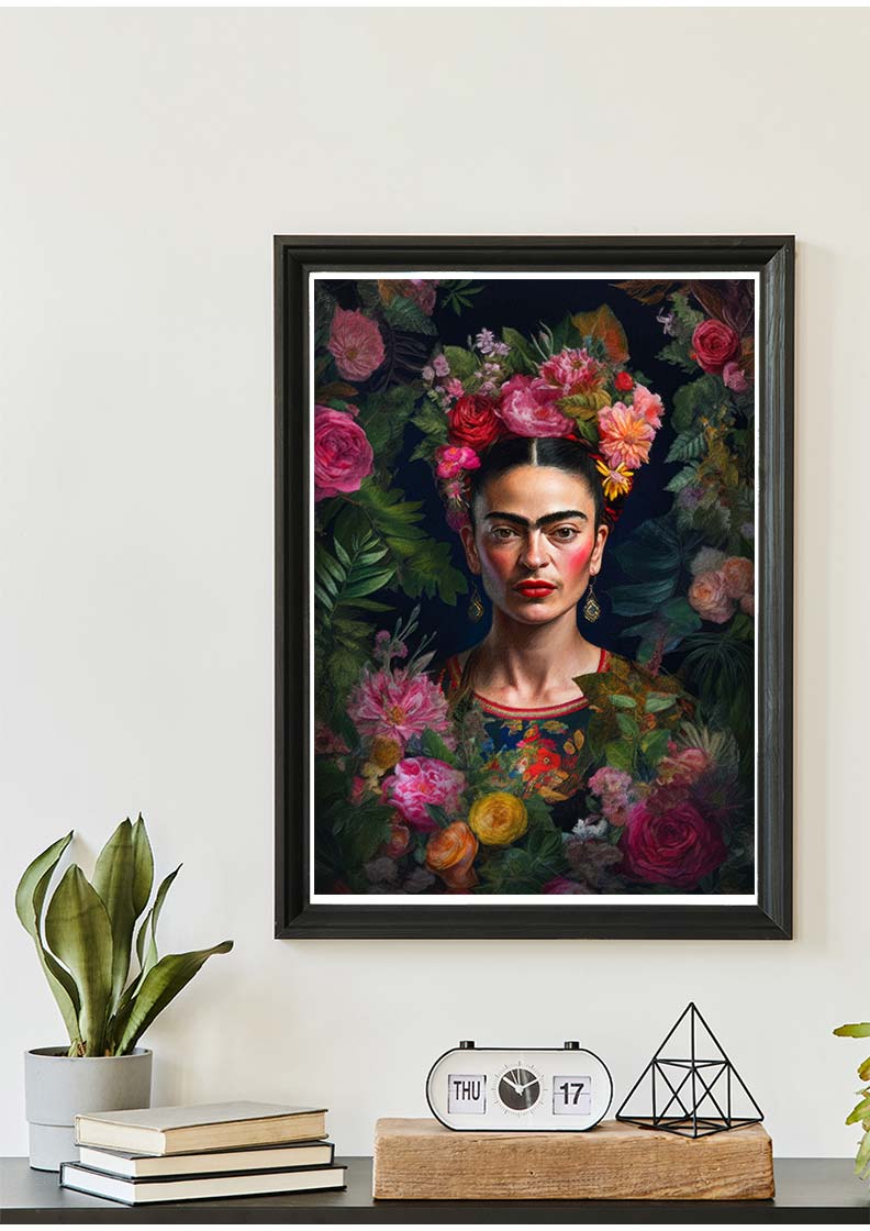 Frida Kahlo Roses Print