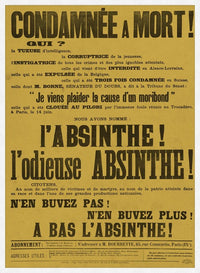 Absinthe Typography Poster