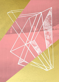 Abstract Angles 1 - Pink