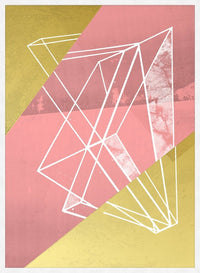 Abstract Angles 1 - Pink