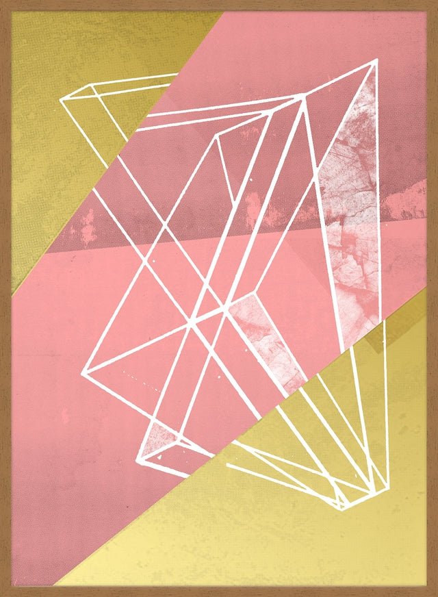 Abstract Angles 1 - Pink