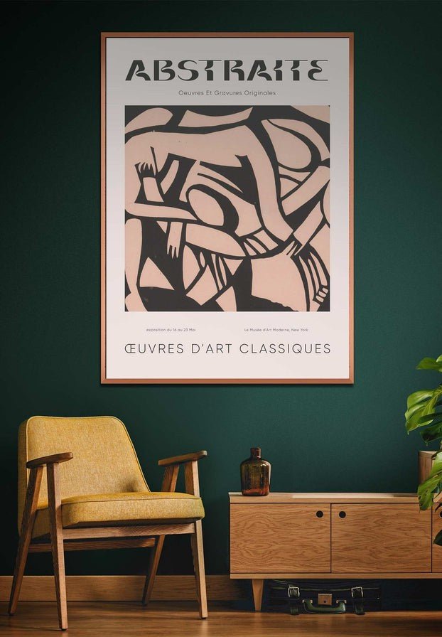 Abstract Art Museum Poster
