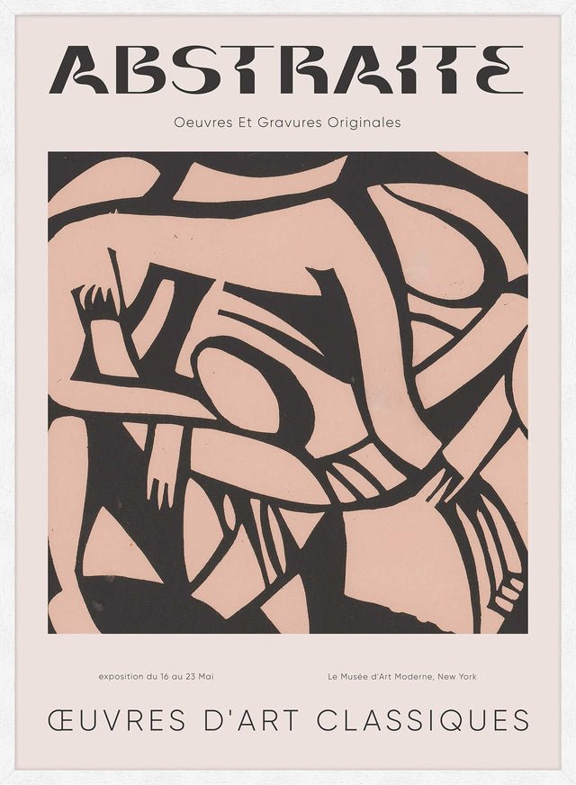 Abstract Art Museum Poster