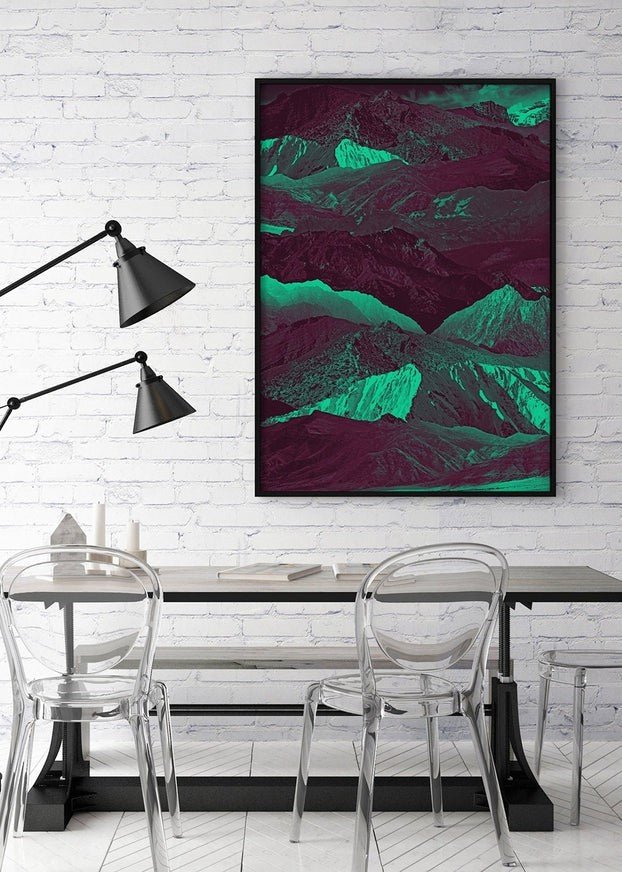 Abstract Mountains 1 Print