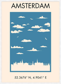 Amsterdam Tourist Style Print