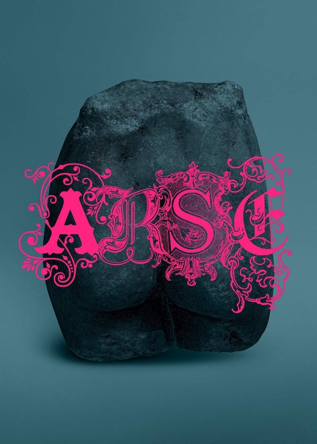 Arse Sculpture Pink Print