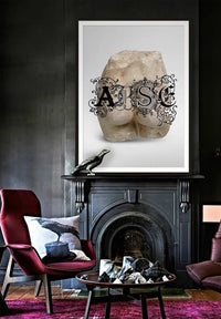 Arse Sculpture Print