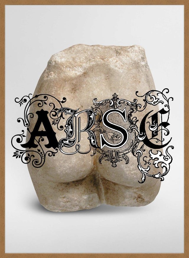 Arse Sculpture Print