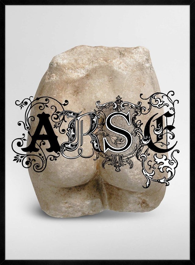 Arse Sculpture Print