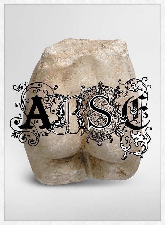 Arse Sculpture Print