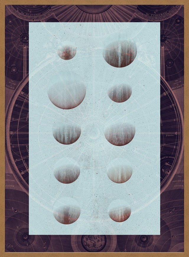 Astrology Chart Dark Print