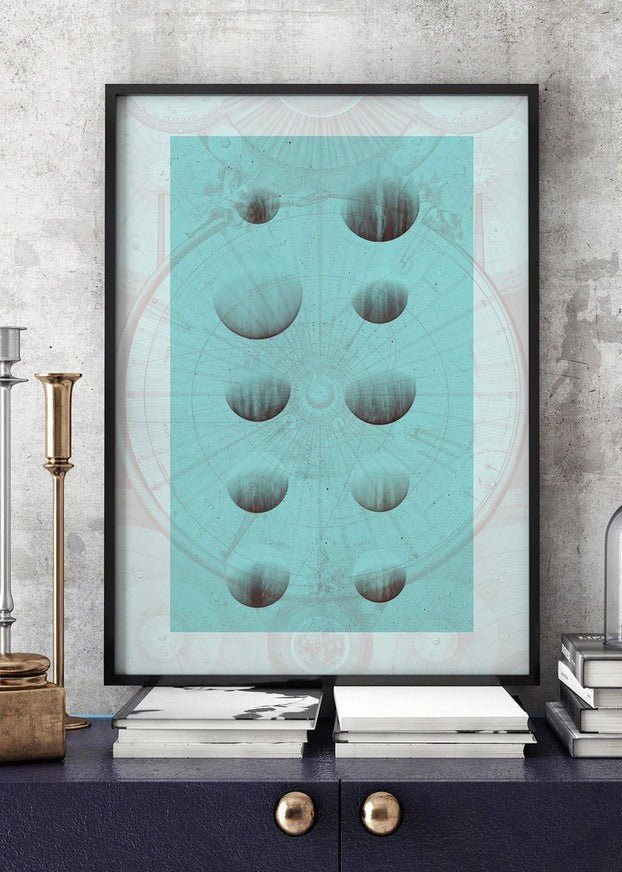 Astrology Chart Light Print