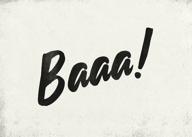 Baa Animal Noises Print