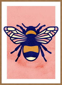 Bee Illustration Print