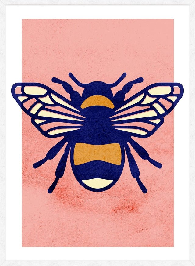 Bee Illustration Print