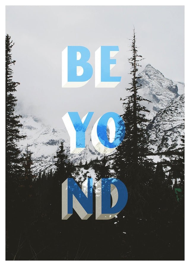 Beyond Typography Woodland Print