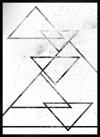Black Triangles Print