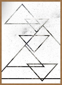 Black Triangles Print