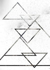 Black Triangles Print