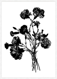 Black and White Vintage Bouquet 1